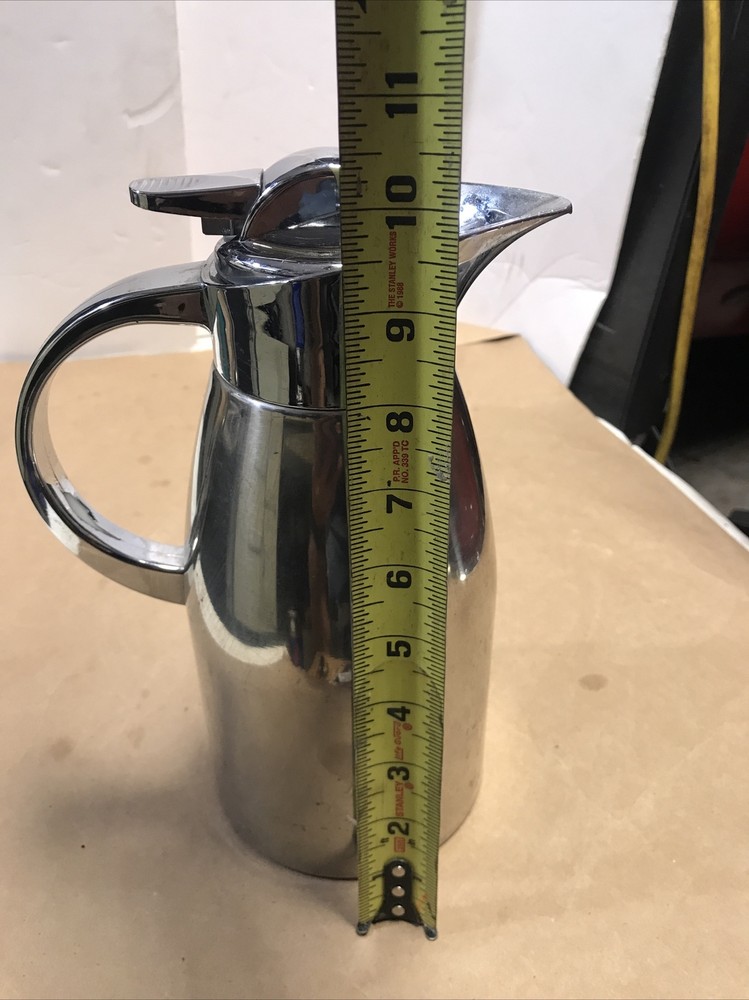 SERVICE IDEAS LVP1500 Elite Touch Push Button Server 1.5L Polished Stainless