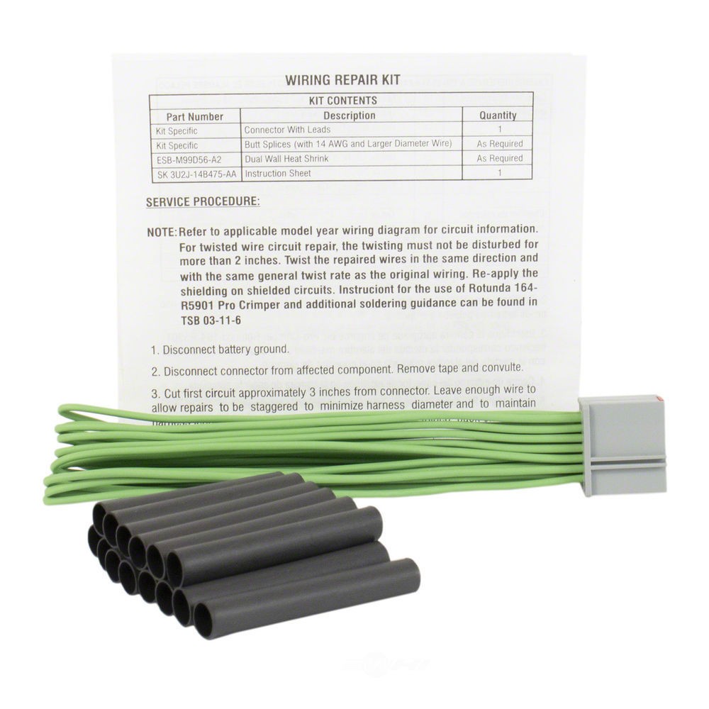 Digital Sound Processing Unit Connector Motorcraft WPT-974