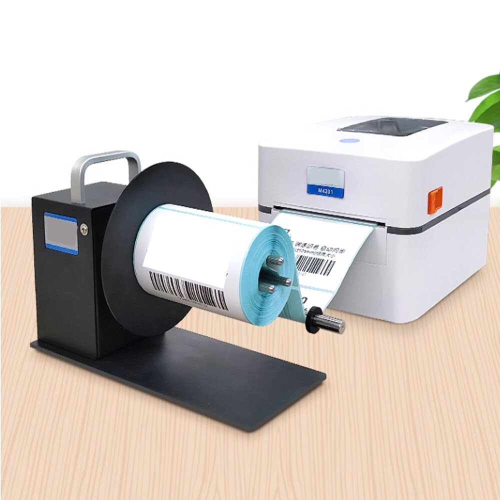 Automatic Label Coreless Rewinder Small Barcode Label Rewinder Speed Adjustable