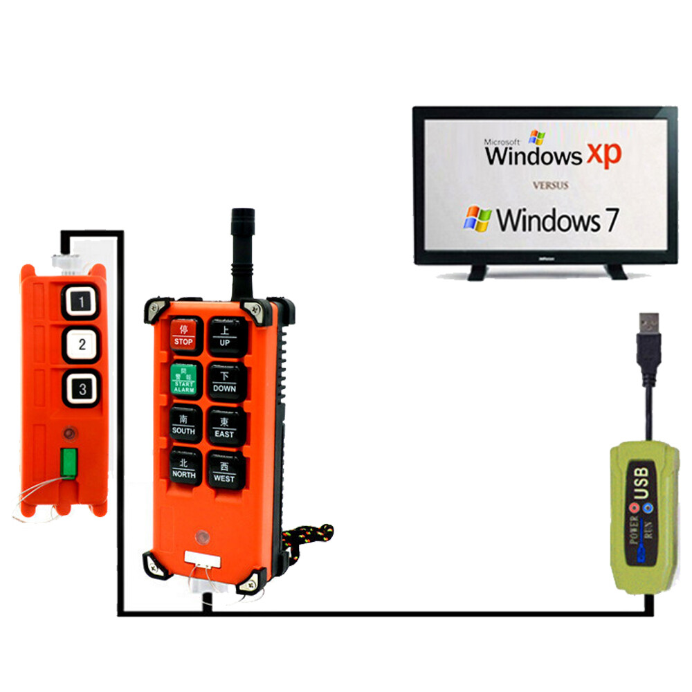 F21-E1B Hoist Crane Radio Lifting Wireless Remote Control Transmitter+Receiver