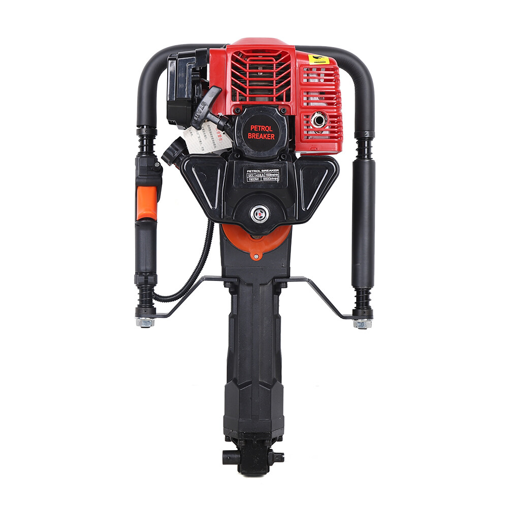 2 Stroke Gas-Powered T Post Driver 52CC Farm Fence Push Hand Pull Start Engine