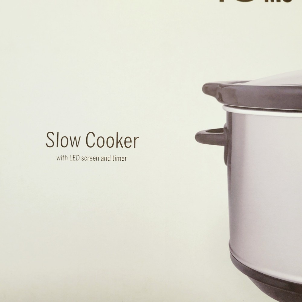 Tomo Digital LCD Programmable Slow Cooker w/ Removable Crock