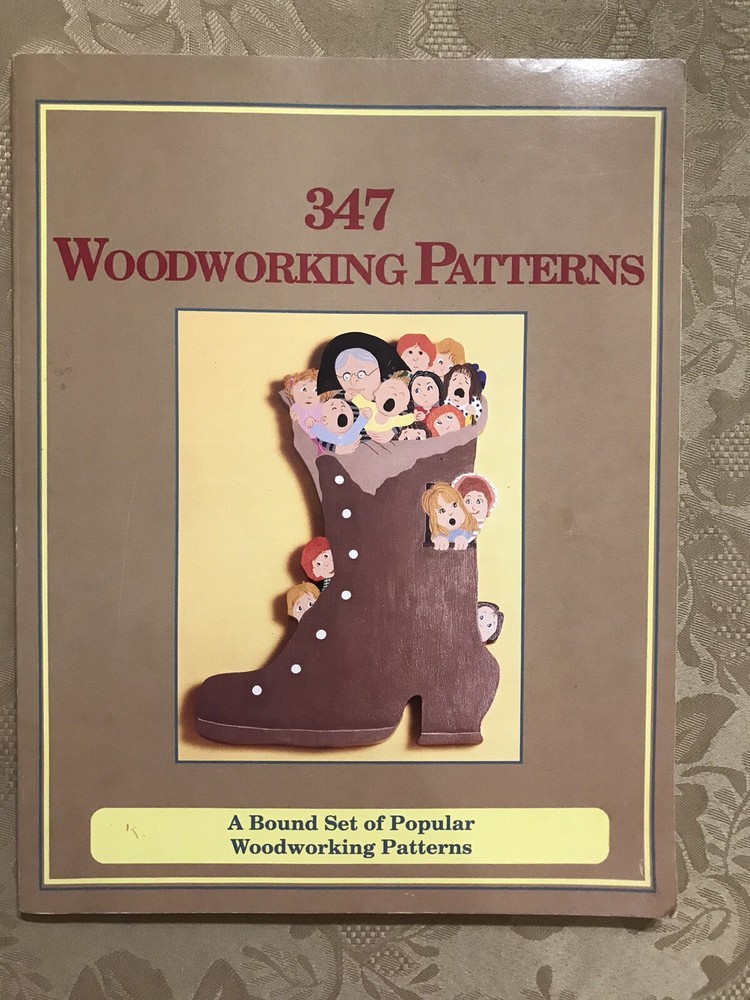 347 Woodworking Patterns 1992 Paperback Book