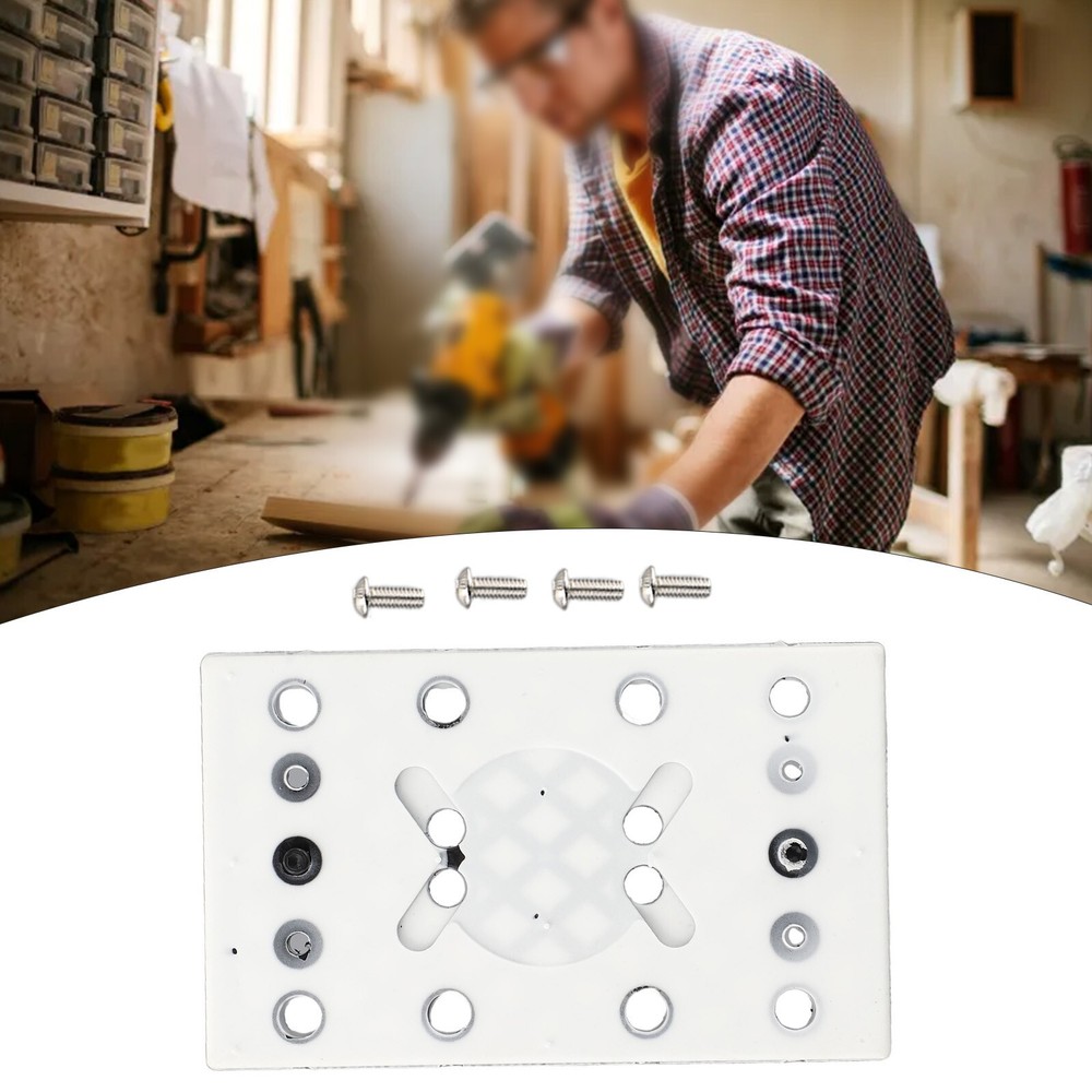 12-hole Sanding Pad Support Plate For-Festool RTS 400 REQ Replacement-Pad