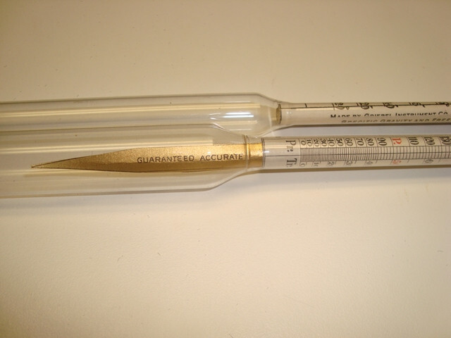 Pair of Vintage Hydrometers