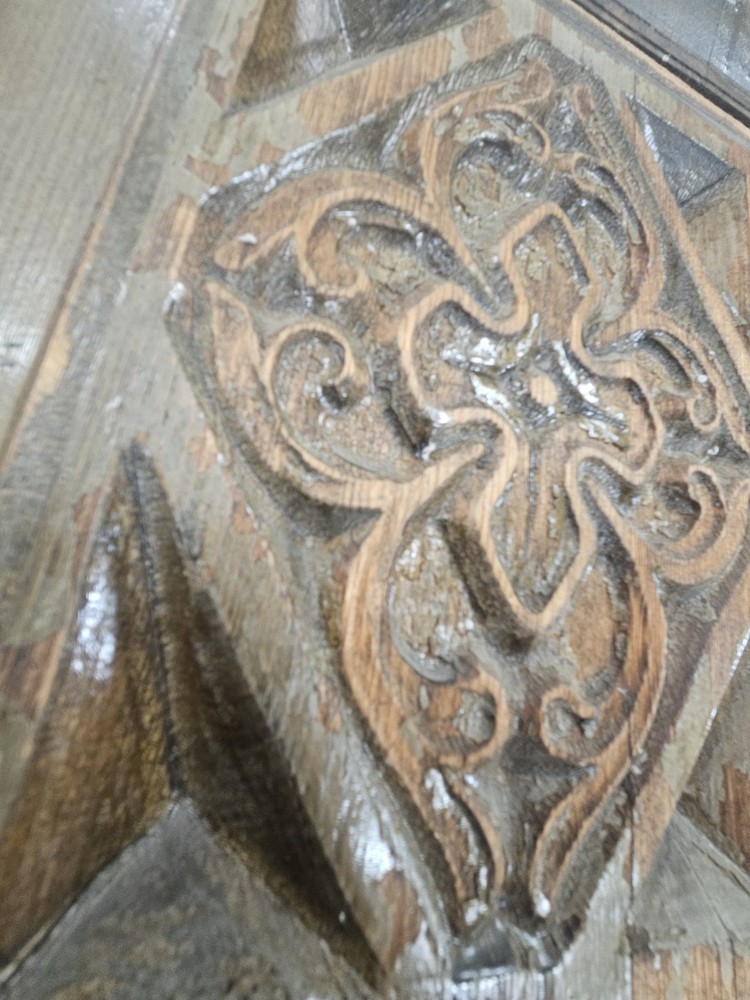 8 Gothic Wood Carved Door Panel Inserts