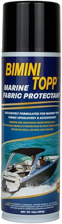 Raggtopp Bimini TOPP Marine Fabric Protectant