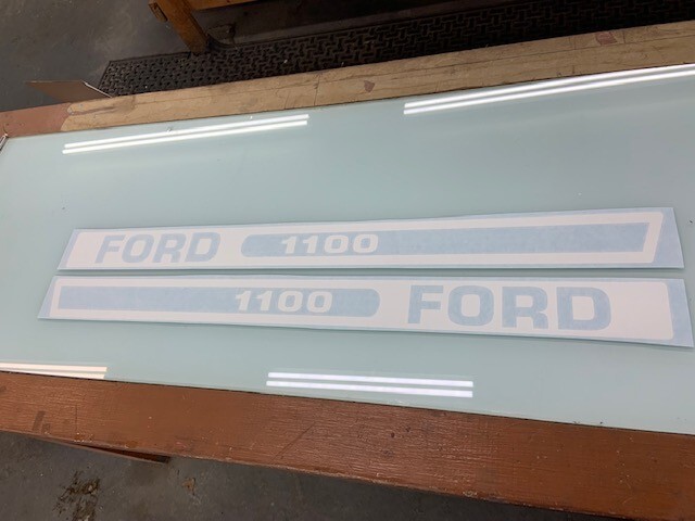 Ford 1100 Hood Decals