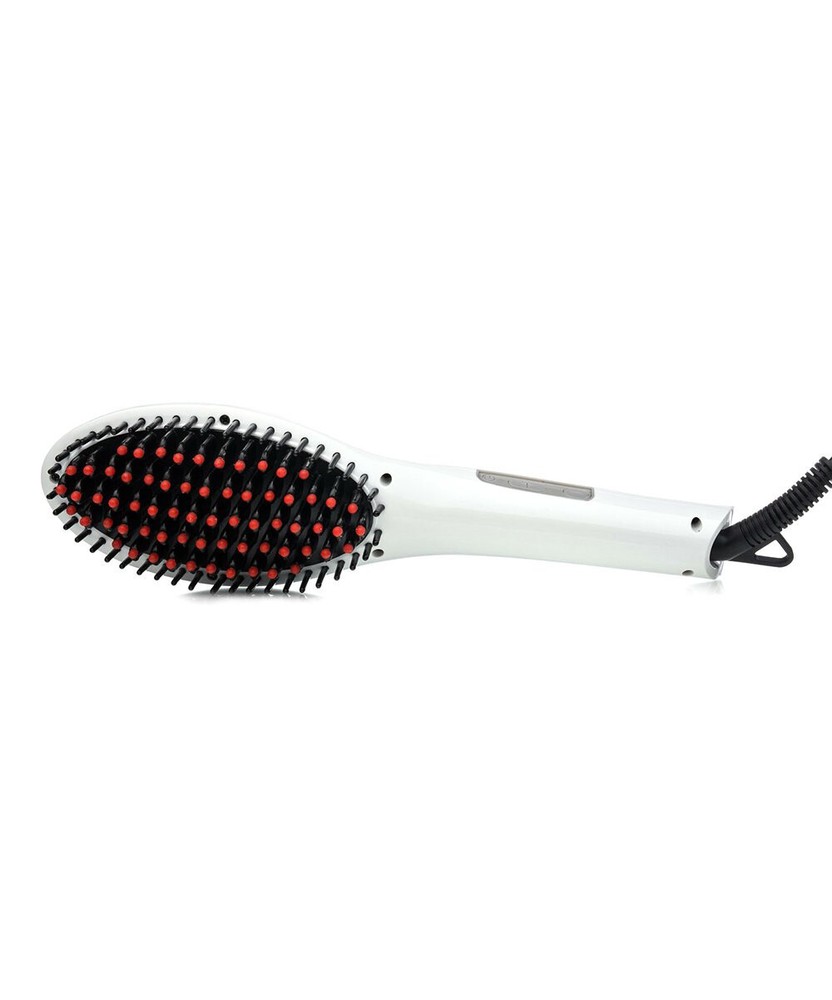 Quick N' Straight Ultra Ionic Ceramic Straightening Brush with Digital Screen