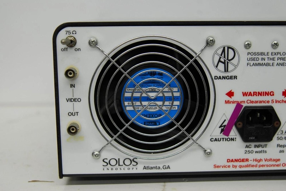 Solos Endoscopy ELS-2 Xenon Arc Automatic Light Source - READ DESCRIPTION