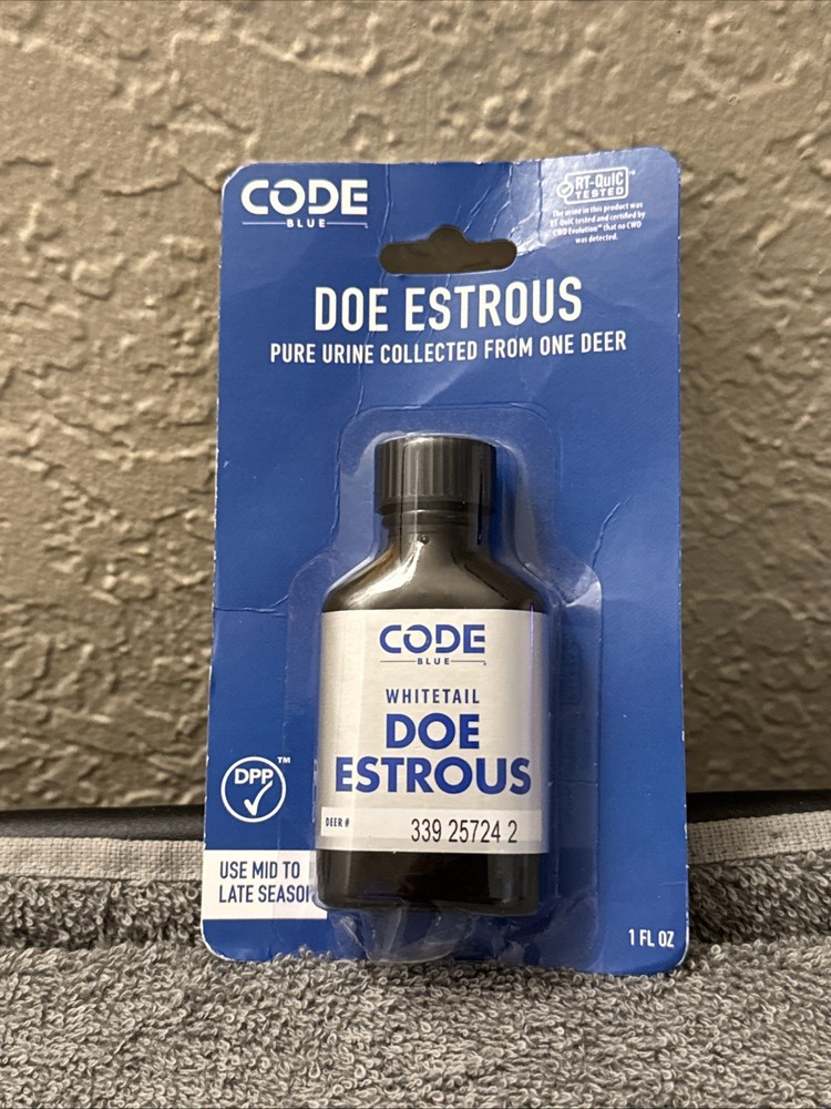 Code Blue Doe Estrous - NEW IN PACKAGE - 100% Pure From One Deer DPP✅