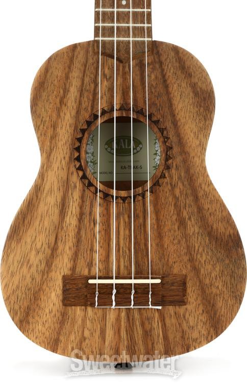 Kala Teak Soprano Ukulele - Natural