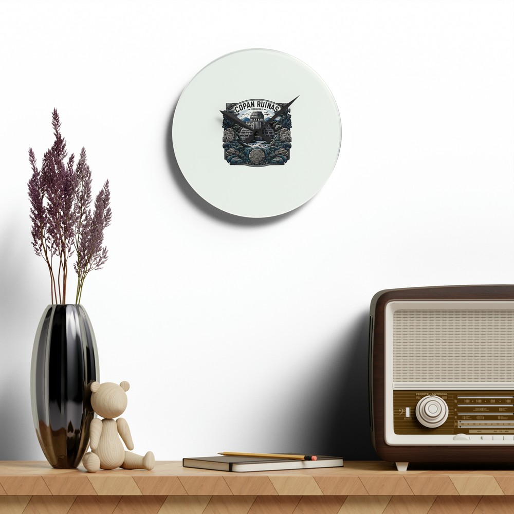 Copan Ruinas Honduras Wall Clock (Acrylic)