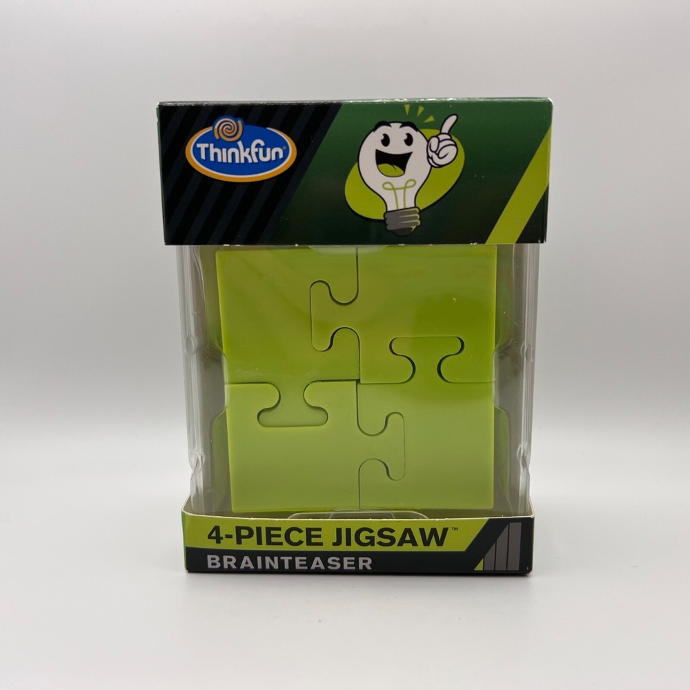 ThinkFun 4-Piece Jigsaw Brainteaser Puzzle – Pocket Size