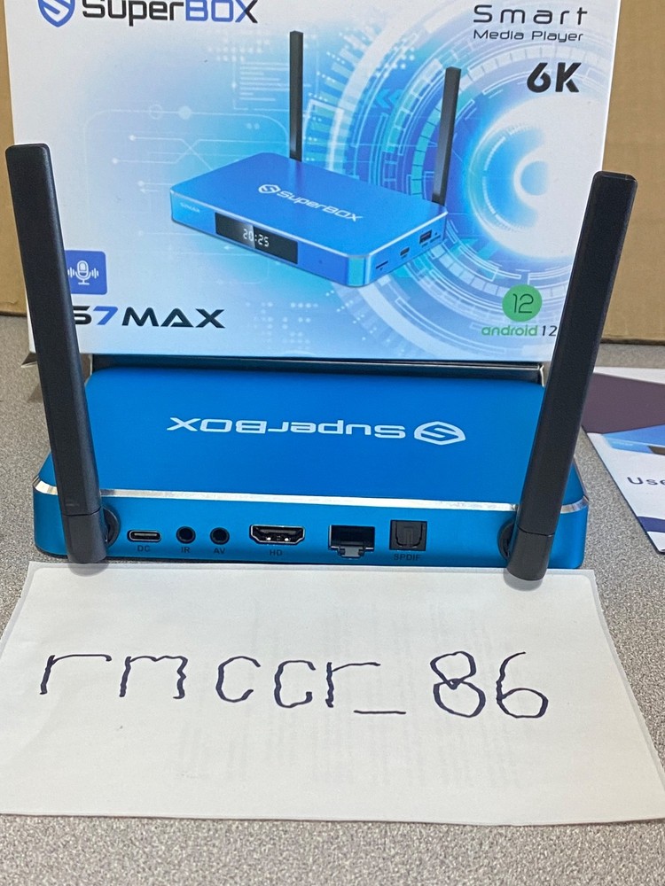 New SuperBOX S7 Max - 7 Day Time Shift Android Streaming - Same Day Sipping