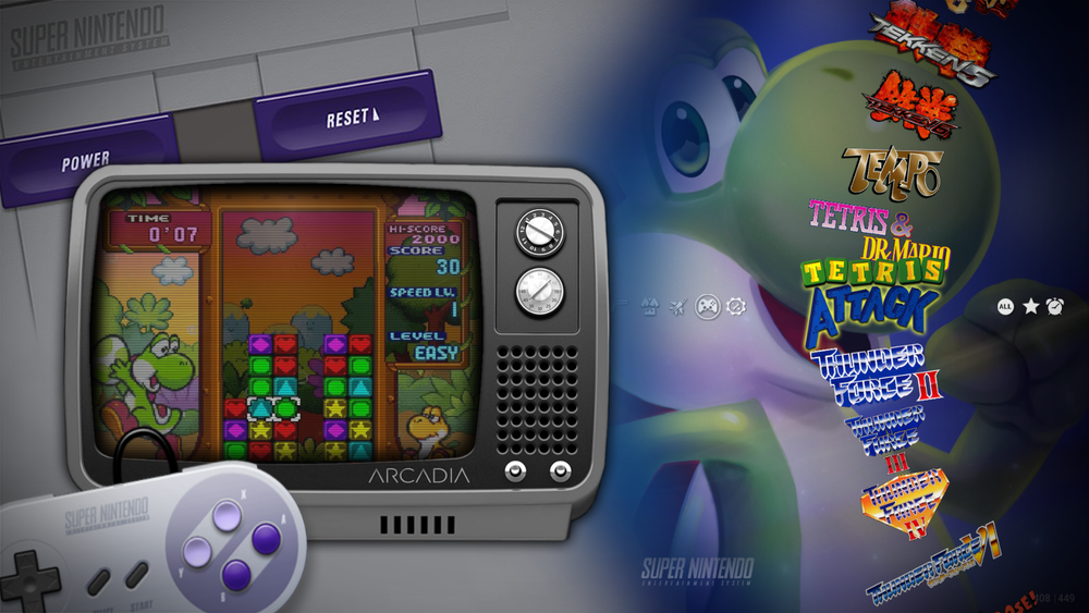 Arcadia Console, Arcade game System