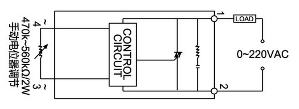 1X SSVR-100A SSR-100VA Solid State Relay R100A Solid State Voltage Regulator