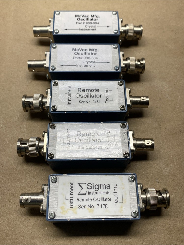 1x, Sigma Instruments Remote Quartz Crystal Oscillator Feedthru Device