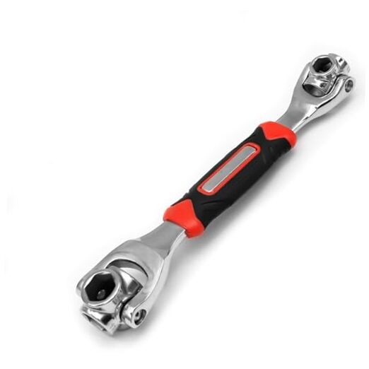 Universal Wrench 8 in 1 Socket Multi-function Tool with 360° Rotating 12-19mm