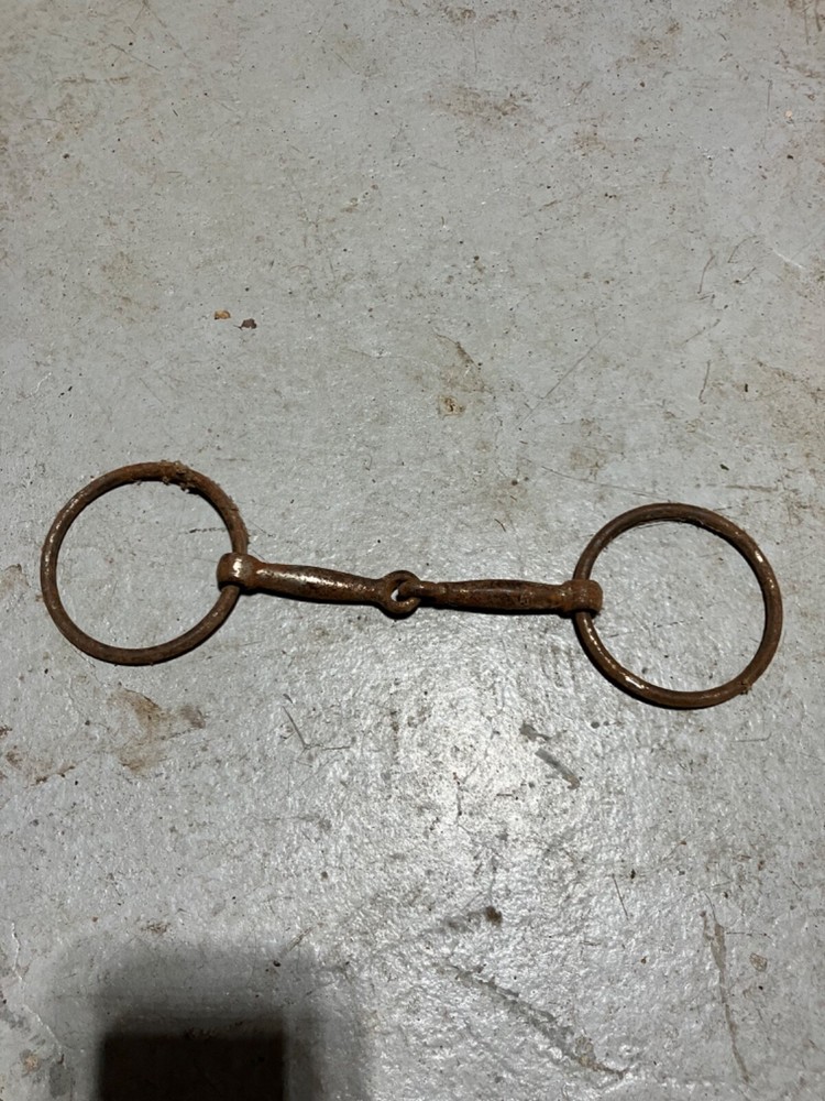O Ring Snaffle horse bit