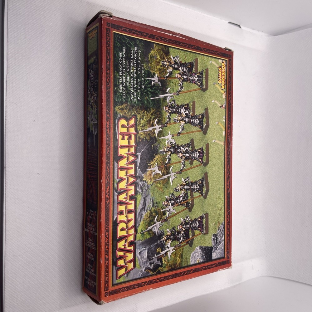 Games Workshop - Warhammer Dark Elf Black Guard Regiment BOX ONLY OOP