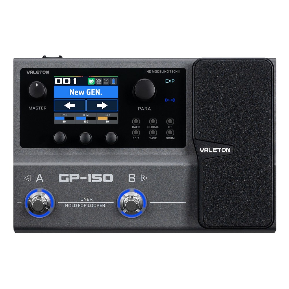 Valeton GP-150 Multi-Effects Processor - 200+ HD Modeling Effects