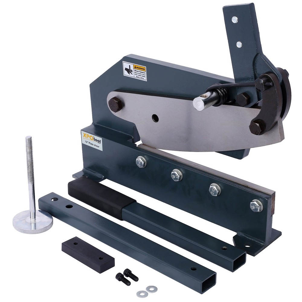 High Precision 10-Inch Manual Plate Shear Solid Metal Construction