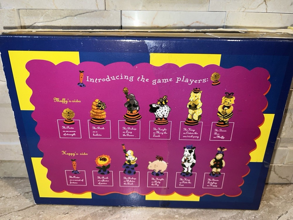 Muffy VanderBear Collection Check Mates Chess Set