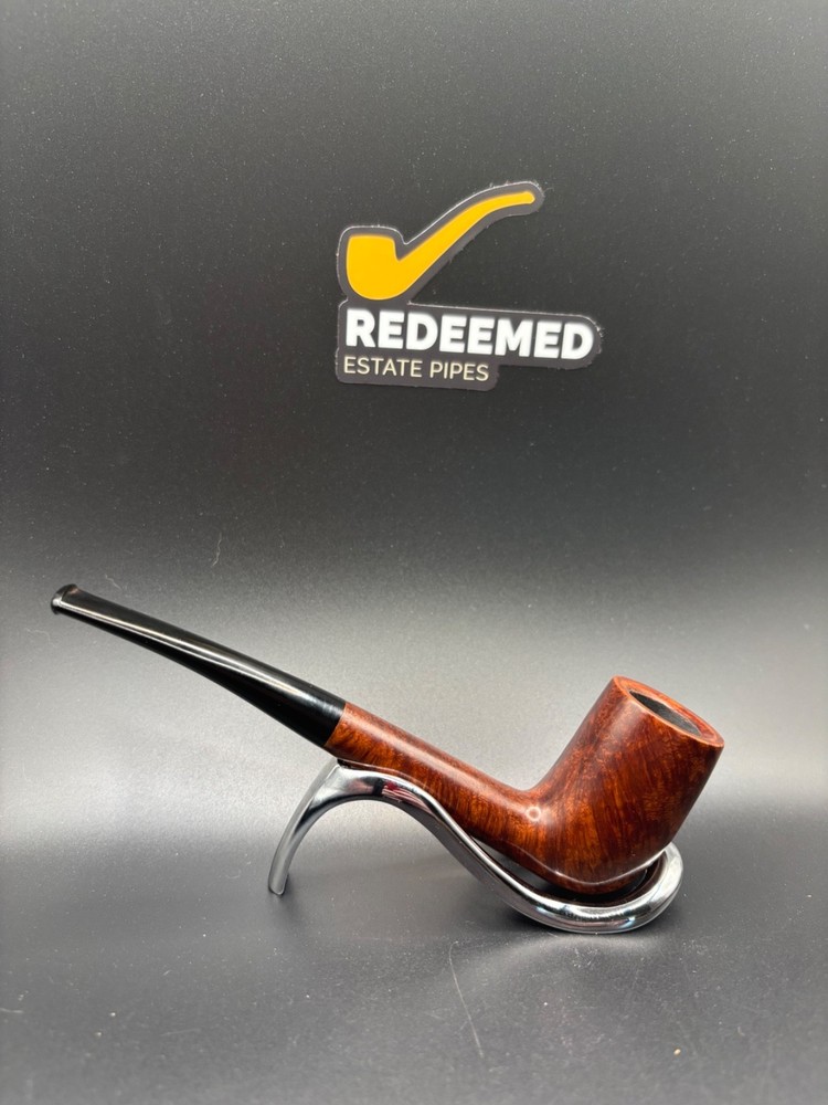 Kriswill 83 Smooth Slight-Bent Billiard Danish Estate Pipe