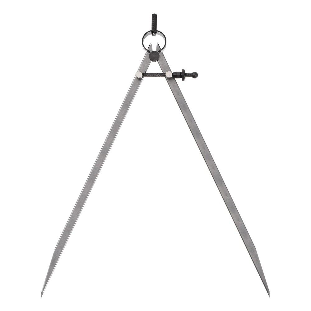 Spring Joint Caliper 16 Inch Carbon Steel Divider Solid Nut Metalworking Flat