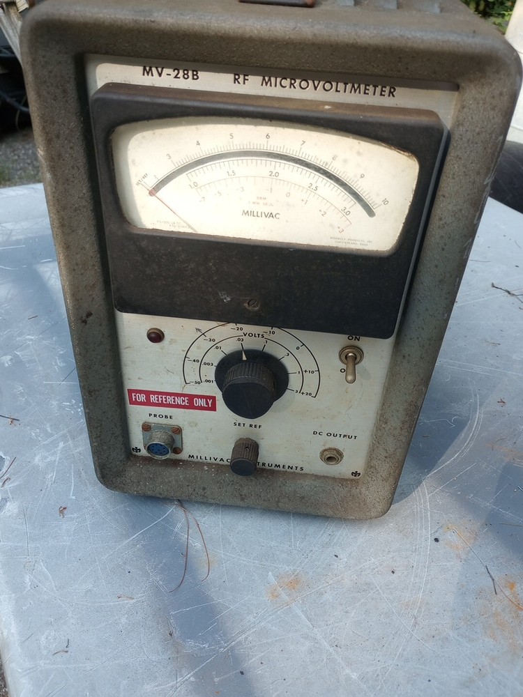 Millivac Mv-28b Micro voltmeter