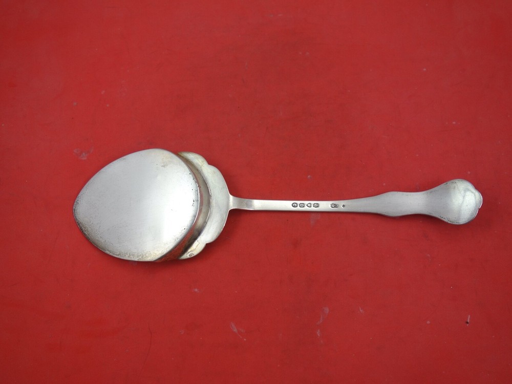 English Victorian Sterling Silver Tomato Server / waffle server 9 3/4"
