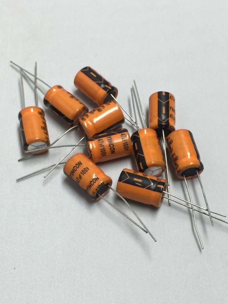 Capacitor 47uf 100V  47mfd  Electrolytic 100pcs