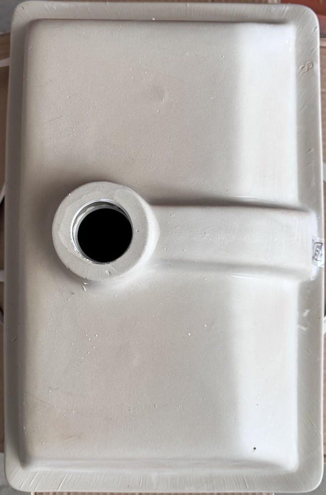 (Pack Of 2) Pool Rectangular Undermount Bathroom Vanity Sink 18" X 11" X 6"
