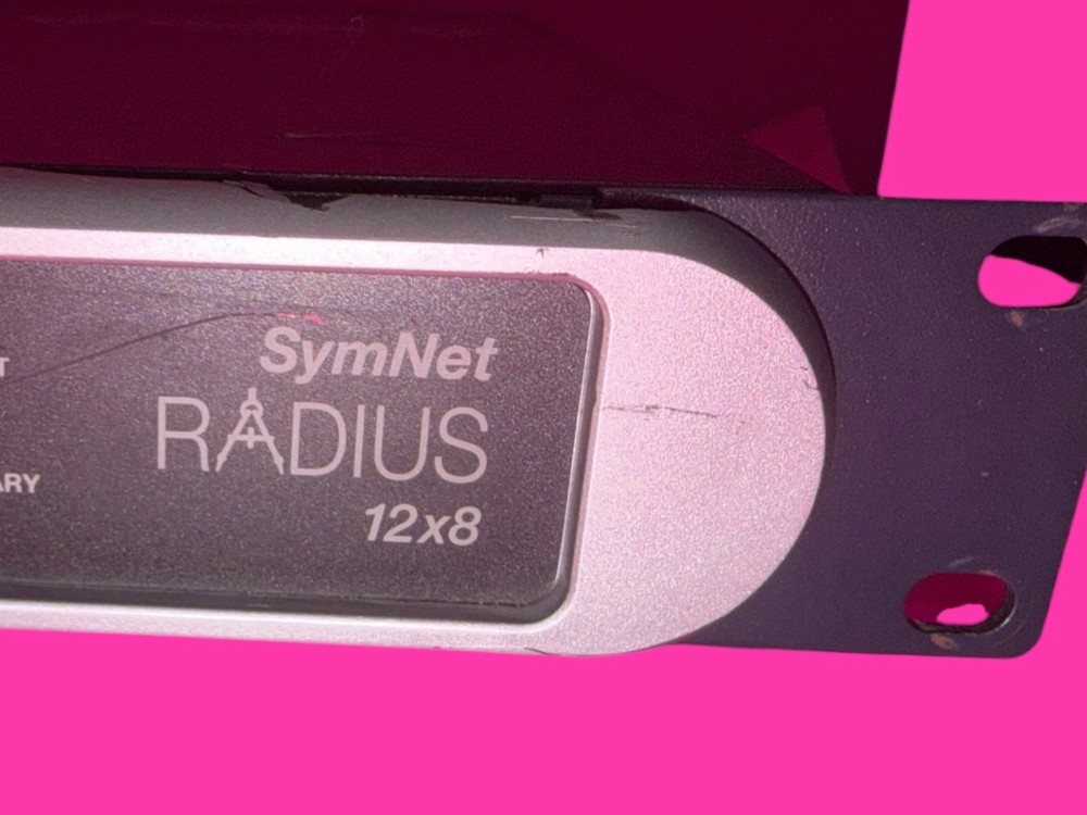 Symetrix Symnet Radius 12x8 Audio DSP Controller UNIT ONLY READ