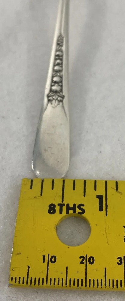 Wm Rogers Mfg Original Rogers Lady Ann Silver Plated Teaspoon
