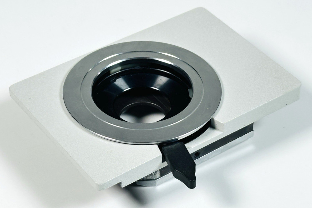 Leitz Dialux 20 Microscope Head Mount Mounting Interface Doevetail Adapter