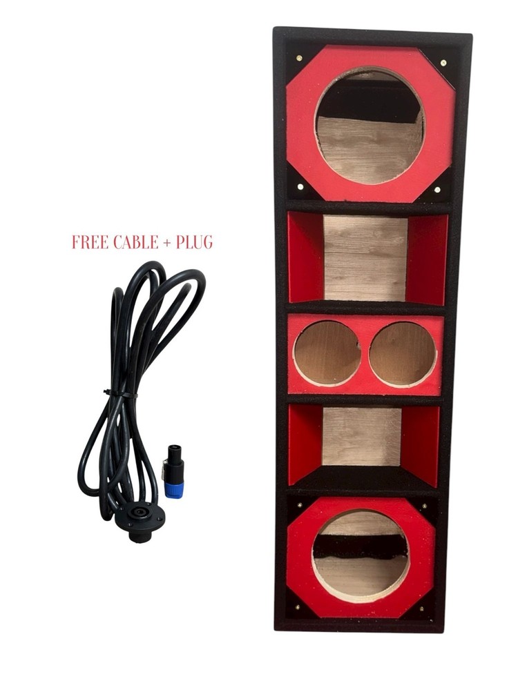 LA BOX 2 DRIVER 2 TWEETER  2 LA BOX +FREE CABLE + PLUG