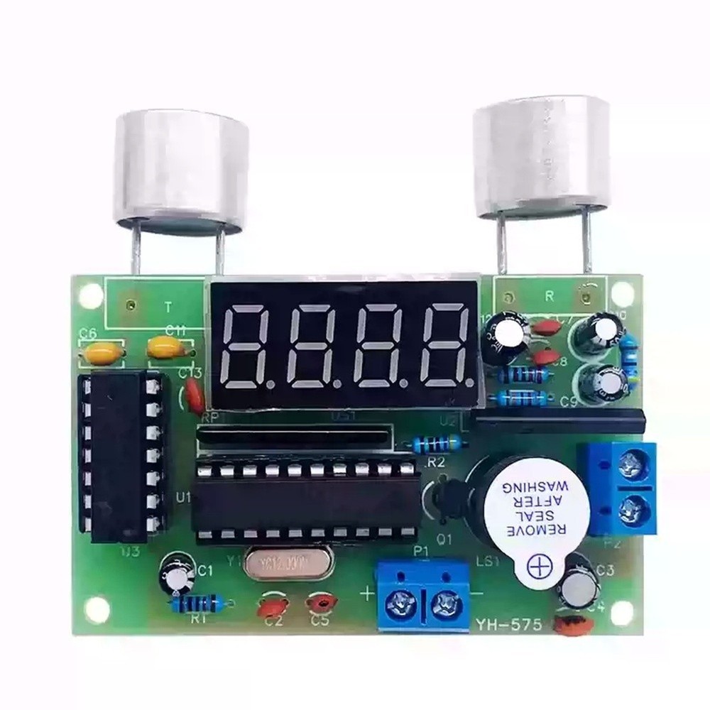 DIY Distance Meter Electronics Kit with Buzzer Signal and Digital Display Panel