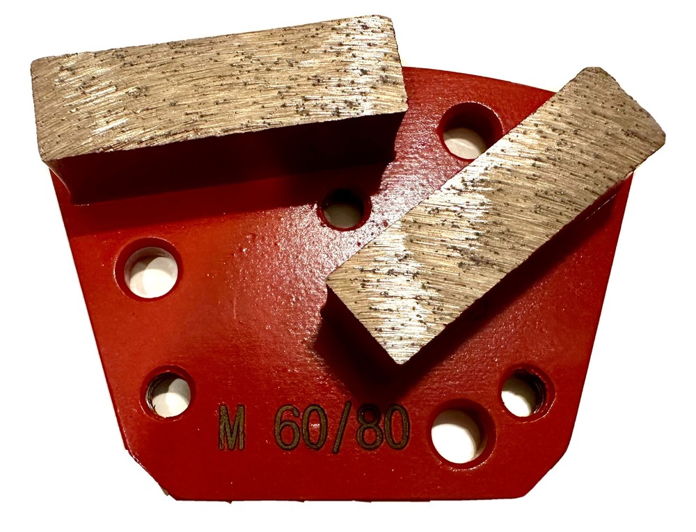 6Pack! Diamond Grinding Discs For Bolt-on Grinders Medium Surface 60/80 Grit