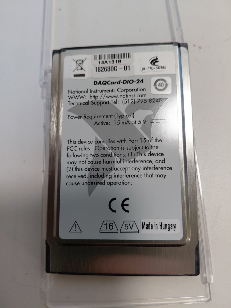 National Instruments DAQCard-DIO-24 24 bit Digital I/O
