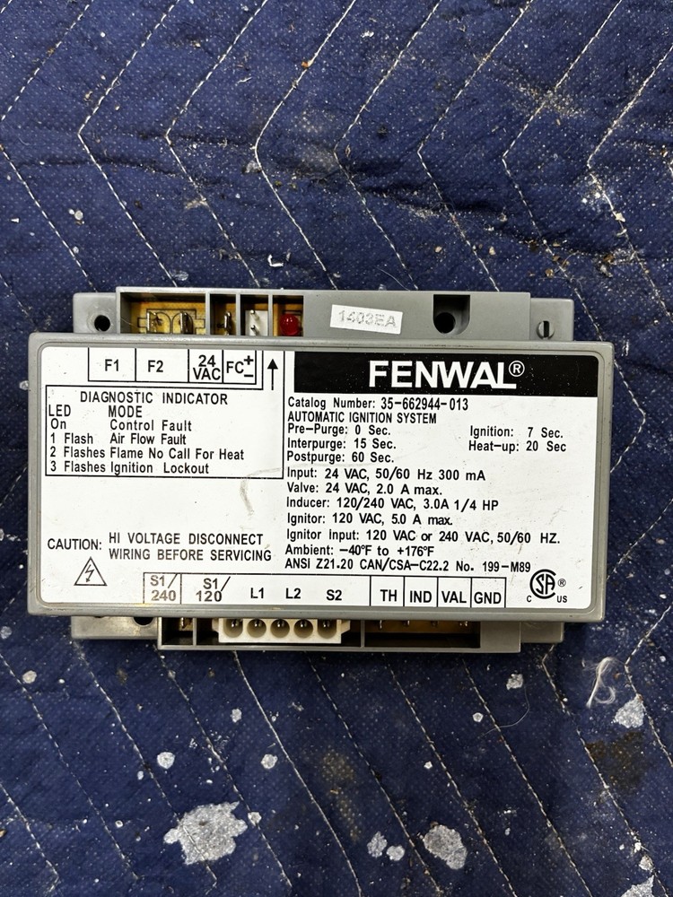 Fenwal 35-662944-013