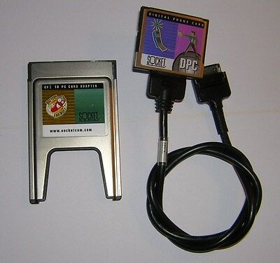 Socket Communications DPC Digital Phone Card CompactFlash CF+PCMCIA Adapter