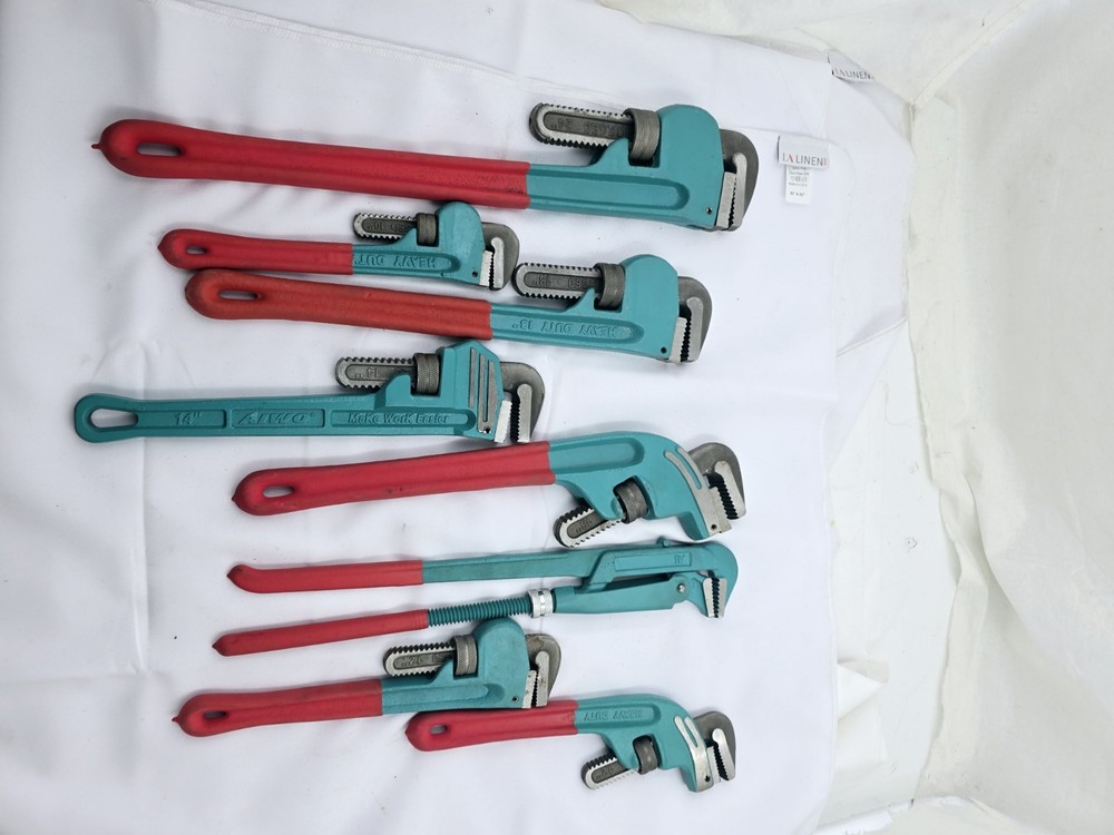 Heavy Duty Pipe Wrench - Set