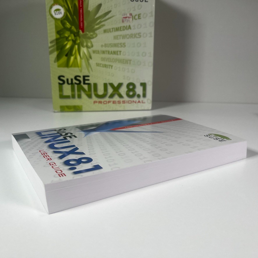 SuSE Linux 8.1 Professional Edition (CD-ROM, 2001) Big Box Vintage Software