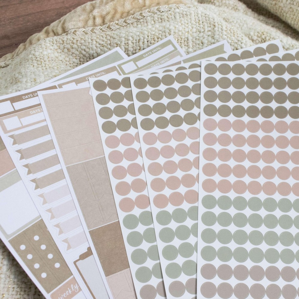 Planner Stickers | Color Coding – Aesthetic Boho