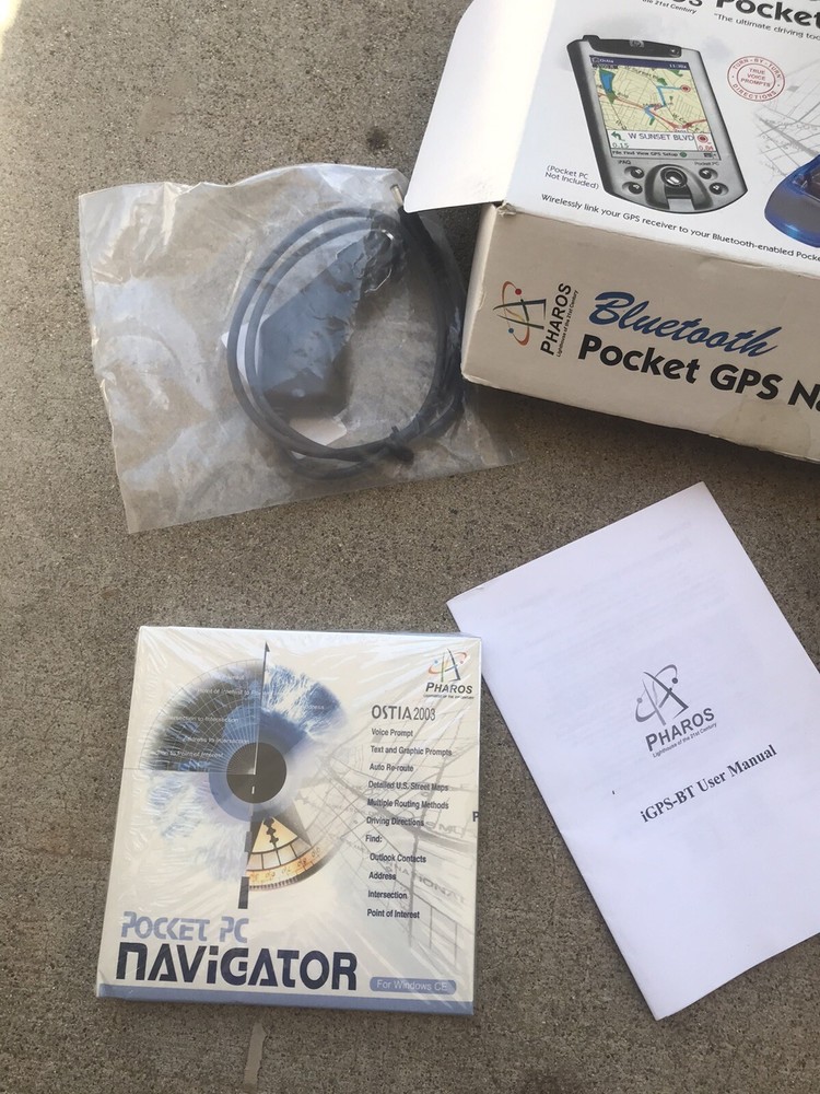 Pharos Portable GPS Navigator Wireless Technology (PT200)