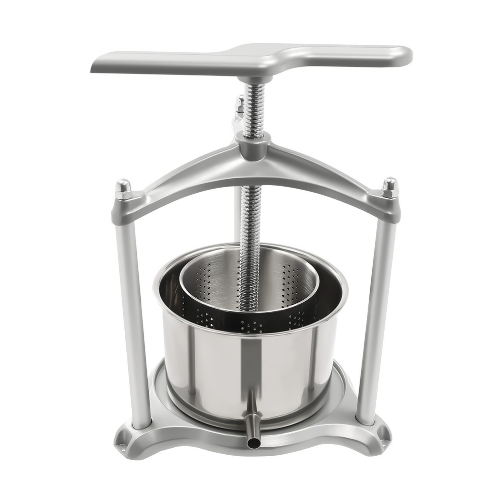 Wine Fruit Press Stainless Steel Aluminium Juice Press Grape Cider Brew