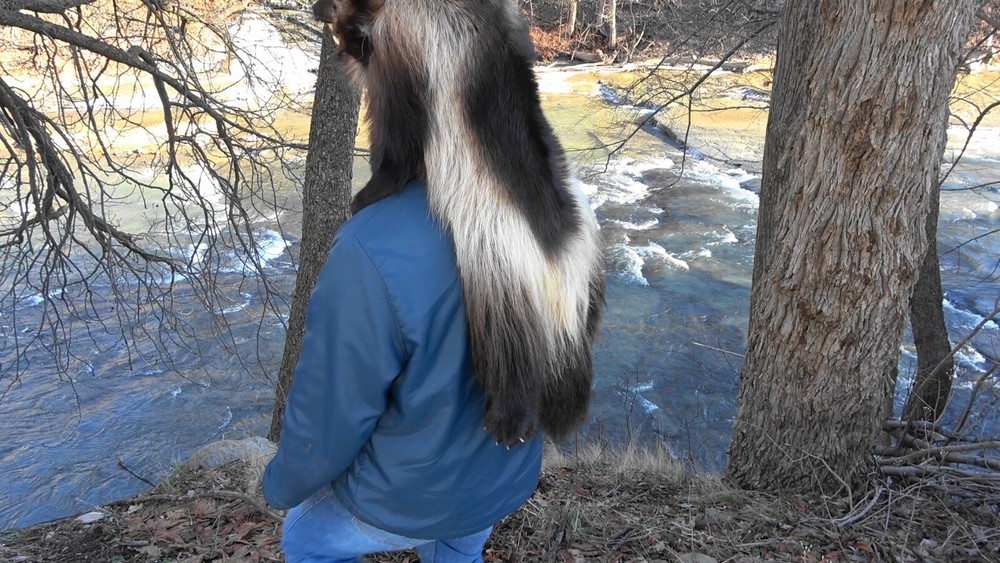 Wolverine fur hat
