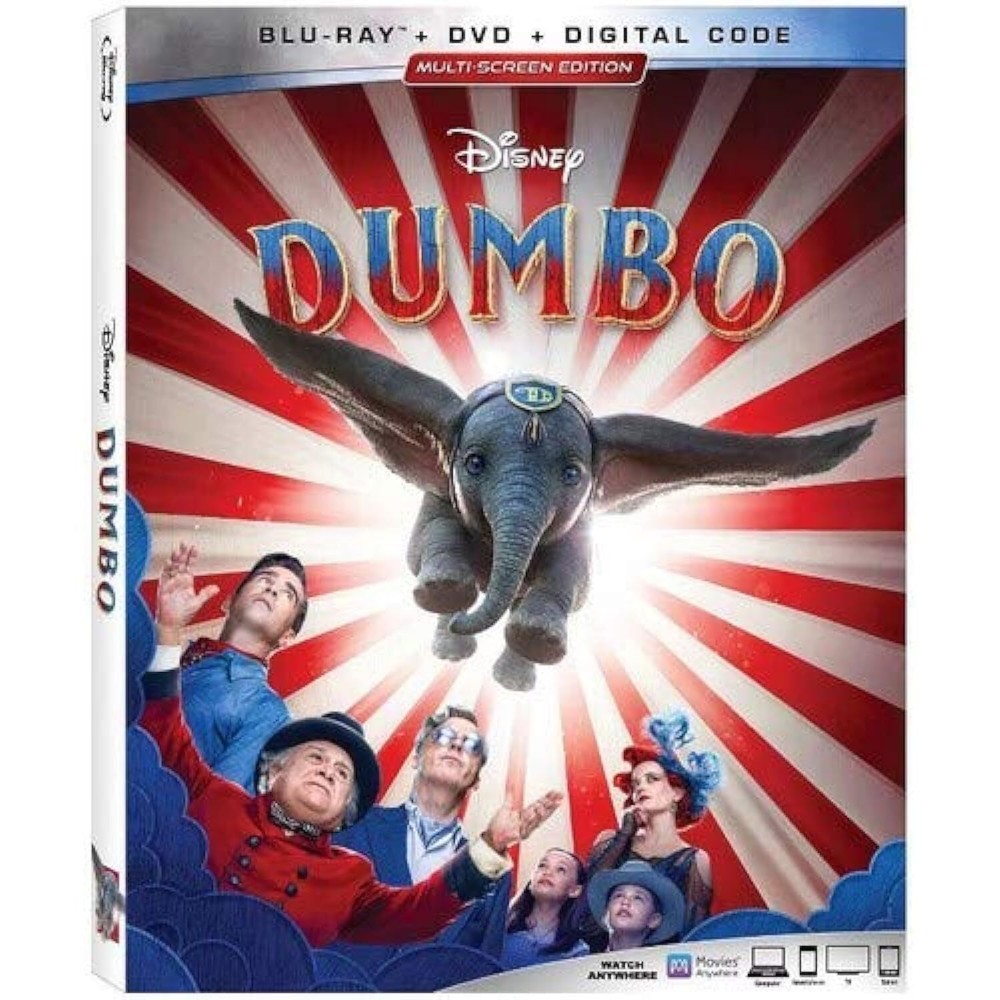 DUMBO (Blu-ray/DVD, 2019, Widescreen)
